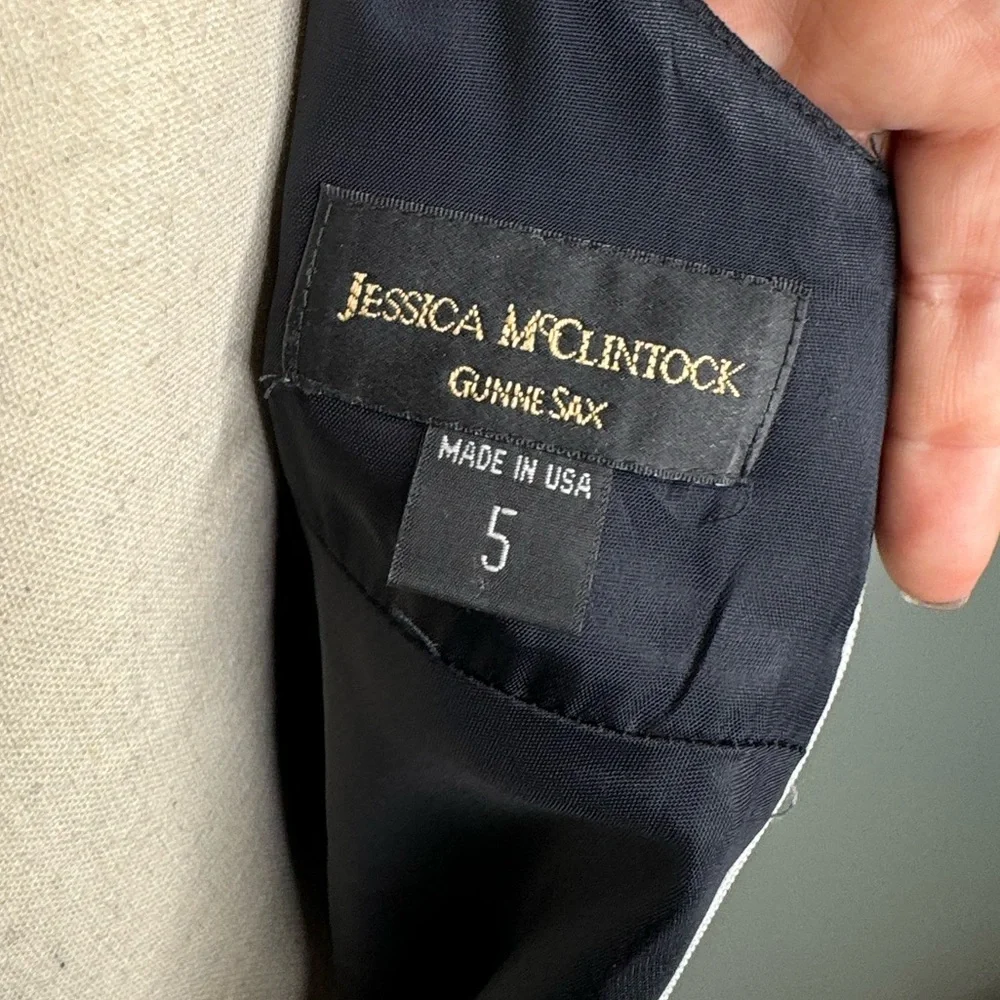 Jessica McClintock GUNNE SAX Y2K 90’s Maxi Dress - Picture 2 of 7